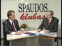 Spaudos klubas. Studijoje Ukrainos prezidentas Viktoras Juščenka