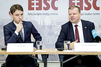 Linas Kojala ir Saulius Skvernelis