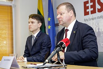 Linas Kojala ir Saulius Skvernelis