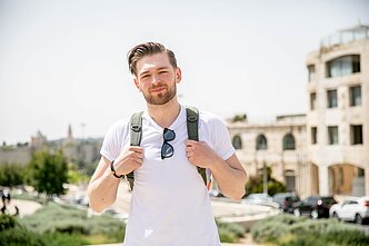 Jurijus ir jo komanda pirmadienį lankėsi Jeruzalėje