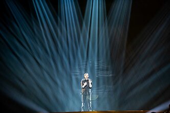 Jurijus antradienį pirmą sykį repetavo „Eurovizijos“ scenoje