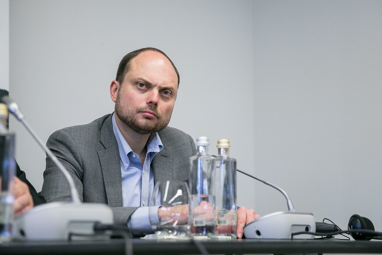 Vladimir Kara-Murza in 2025. Vladimir Kara-Murza in 2025.