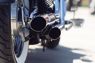 Motociklo išmetimo sistema