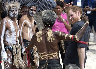 Princas Harry ir Australijos aborigenai