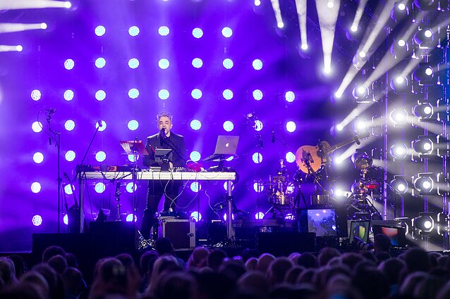 Andriaus Mamontovo koncerto akimirka