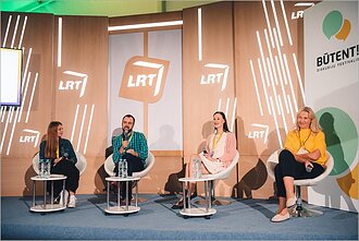 Akimirka iš 2018-ųjų diskusijų festivalio „Būtent!“.
