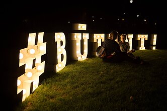 Akimirka iš 2018-ųjų diskusijų festivalio „Būtent!“.