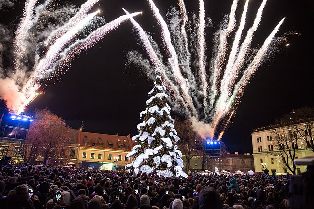 Kauno Kalėdų eglė 2018