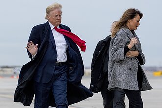 Donaldas Trumpas ir Melania Trump Donaldas Trumpas ir Melania Trump