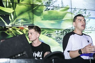 „Radistai“ Jonas Nainys ir Rolandas Mackevičius