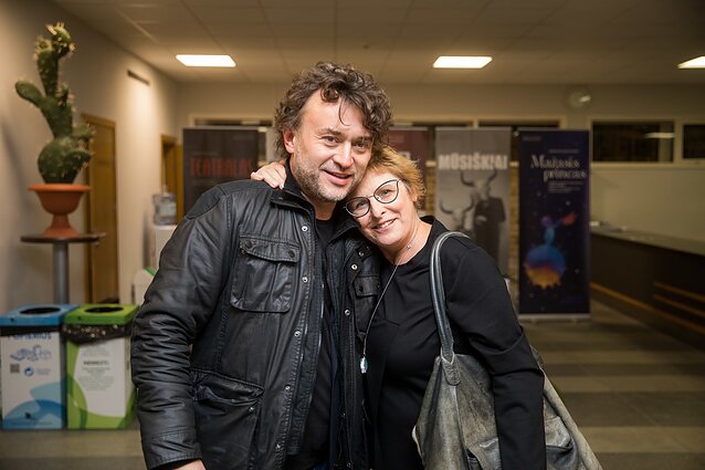 Michalas Walczakas, Rūta Vanagaitė. Spektaklio „Mūsiškiai“ premjera