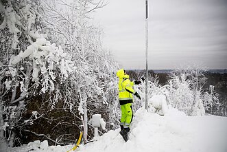 Liepkalnyje gaminamas dirbtinis sniegas