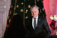 Eglutės įžiebimas prezidentūroje
