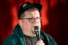 Roberto Semeniuko albumo pristatymo akimirka