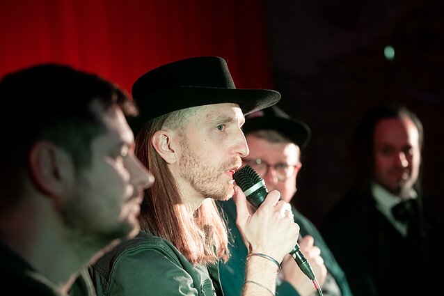 Roberto Semeniuko albumo pristatymo akimirka