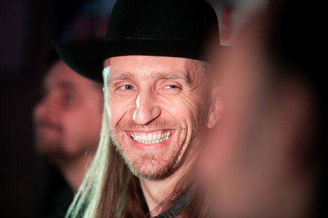 Roberto Semeniuko albumo pristatymo akimirka