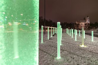 Lukiškių aikštės fontano instaliacija Lukiškių aikštės fontano instaliacija