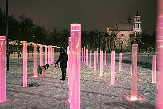 Lukiškių aikštės fontano instaliacija Lukiškių aikštės fontano instaliacija