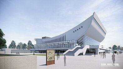 Visualisations of Vilnius Congress Centre 