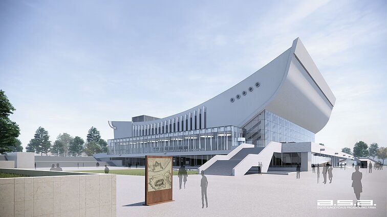 Visualisations of Vilnius Congress Centre 