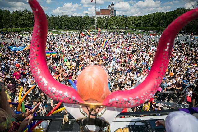 Lolita Zero „Baltic Pride“ eitynėse Vilniuje. 2019 metai