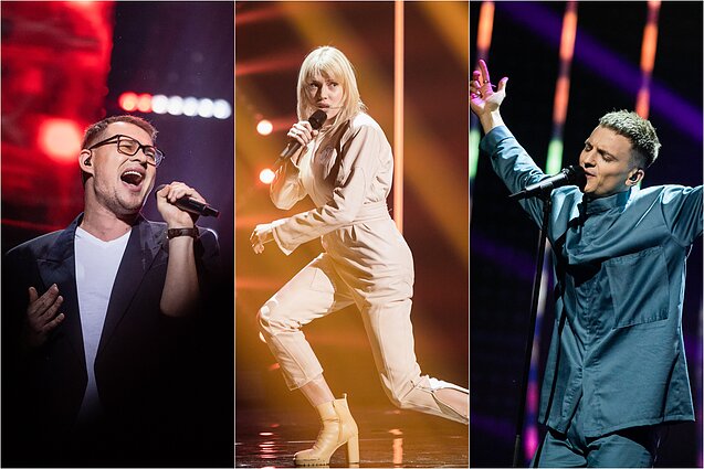 Antrosios nacionalinės „Eurovizijos“ atrankos laidos dalyviai