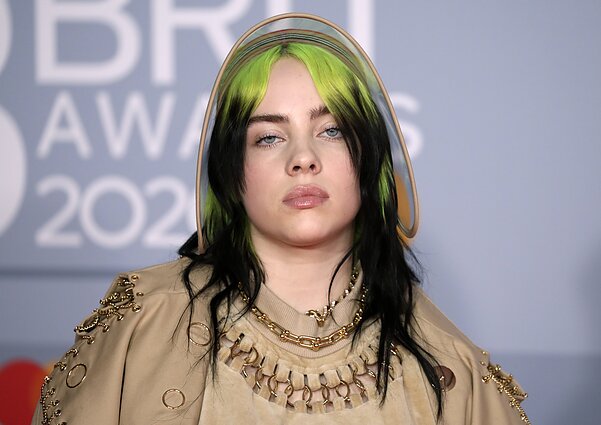Ceremonijos dalyvė Billie Eilish