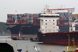 The port of Klaipėda