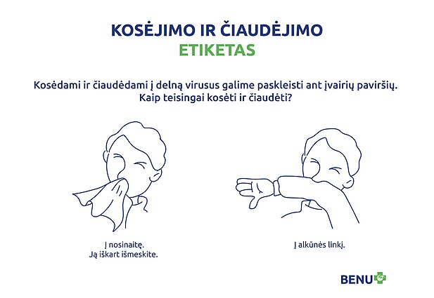 Kosėjimo ir čiaudėjimo etiketas Kosėjimo ir čiaudėjimo etiketas