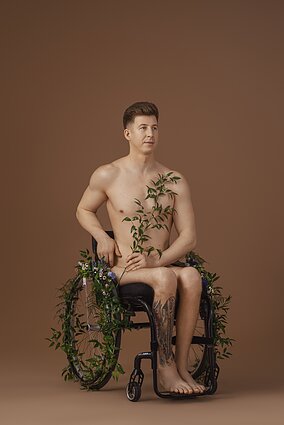 Fotoprojektas „Vyrai yra gėlės“