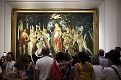 Uficių galerija, Florencija. Sandro Botticellio „Pavasaris“