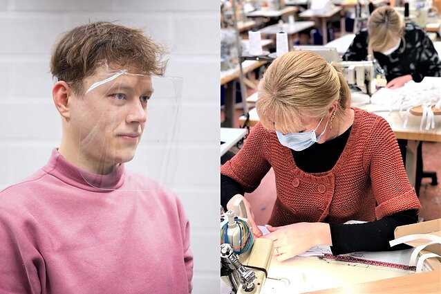 Universitetai ir pramonės įmonės suskubo padėti medikams.