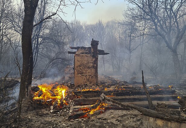 Gaisras Černobylyje