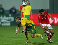 Lietuvos ir Austrijos mačas Marijampolėje