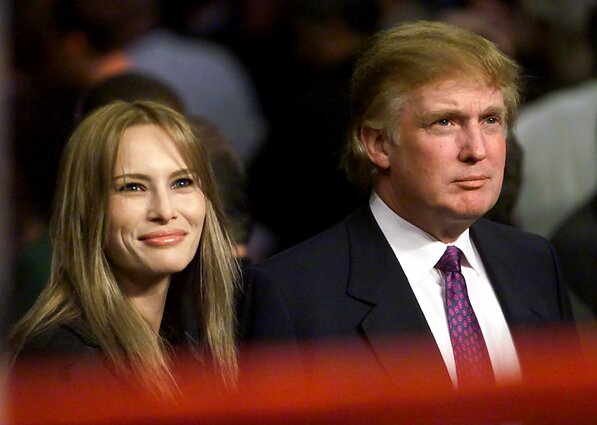 Donaldas Trumpas ir Melania Trump
