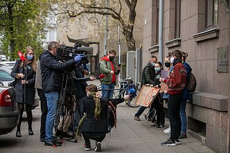 Protestas prieš medžioklės su lankais įteisinimą