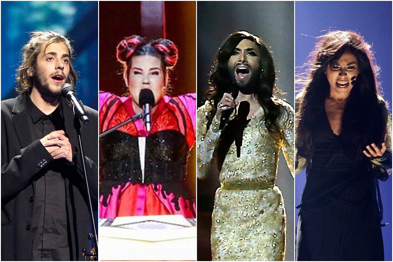 Salvadoras Sobralis, Netta, Conchita Wurst, Loreen