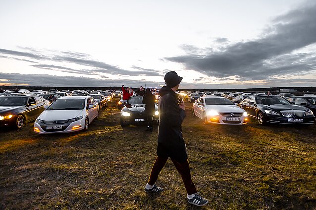 Junior A koncerto akimirka