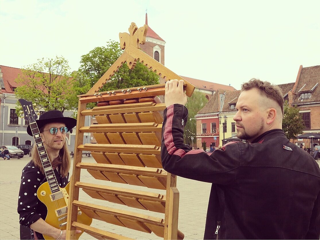 Robertas Semeniukas ir Karolis Šileika