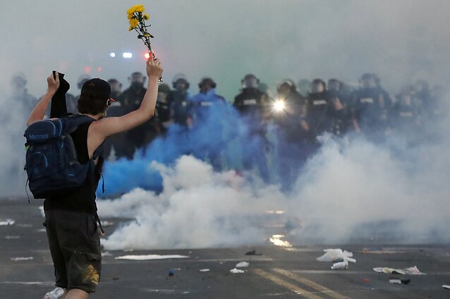 JAV tęsiasi protestai prieš policiją dėl George'o Floyd‘o mirties