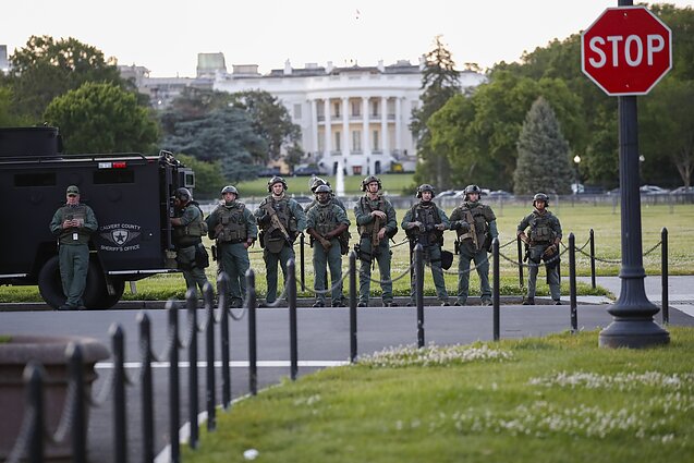 Protestai prie Baltųjų rūmų