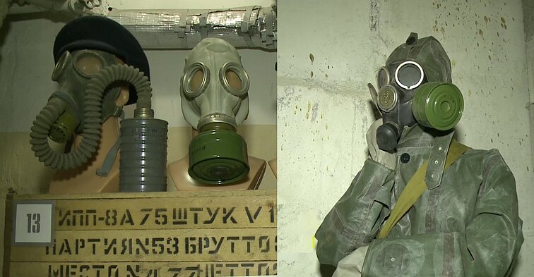 Kelionė po gūdų sovietmetį bunkeryje: Stalkerio ekipuotė, dujokaukės ir istorinių įvykių reliktai