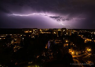 Žaibai virš Vilniaus