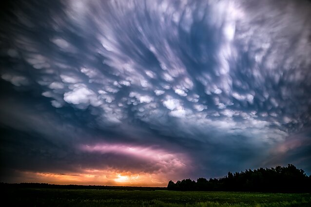 Mammatus debesys