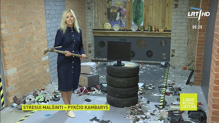 Pyktį išliekite specialiame kambaryje – sudaužyti galite net savo atsivežtus daiktus