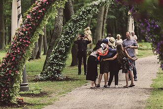Pakruojo dvare vyksta gėlių festivalis