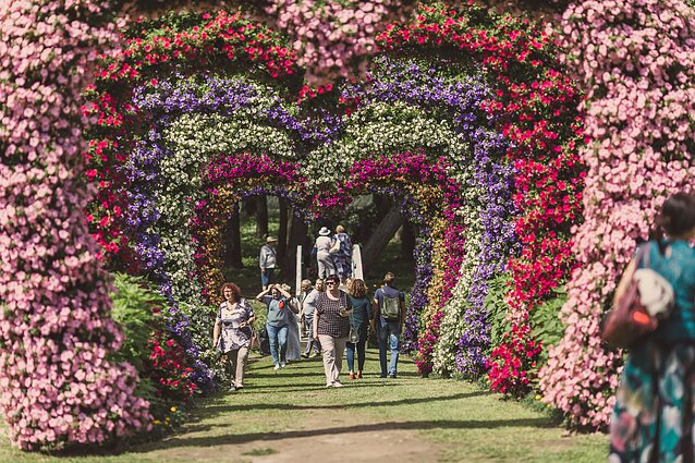 Pakruojo dvare vyksta gėlių festivalis