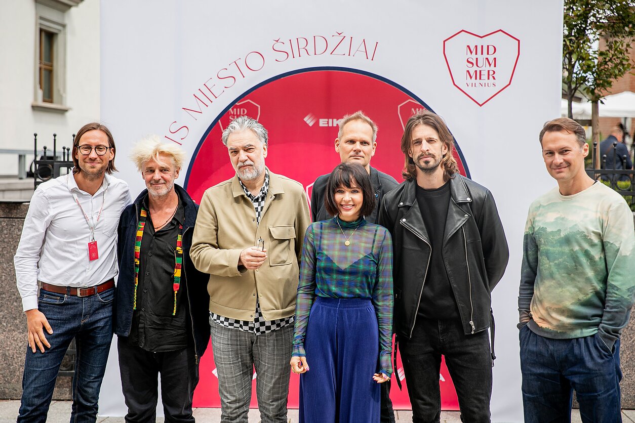 Festivalio „Midsummer Vilnius“ dalyviai ir rengėjai