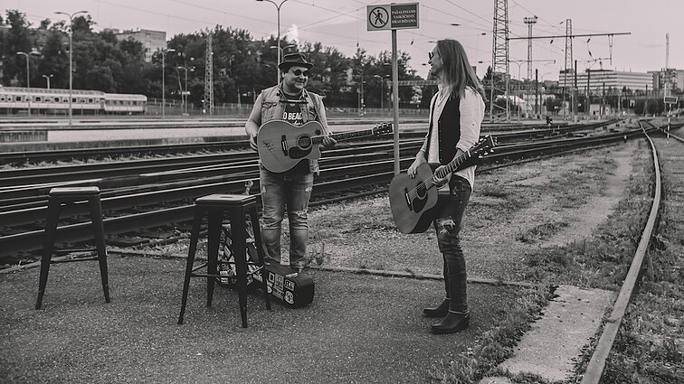 Robertas Semeniukas (dešinėje) ir Aleksandras Belkinas