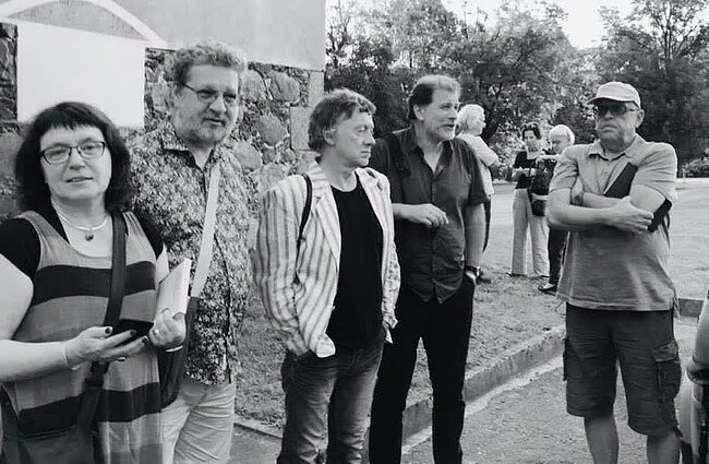 Giedrė Kadžiulytė, Reinas Raudas, Antanas A. Jonynas, Darius Kuolys, Saulius Tomas Kondrotas Giedrė Kadžiulytė, Reinas Raudas, Antanas A. Jonynas, Darius Kuolys, Saulius Tomas Kondrotas